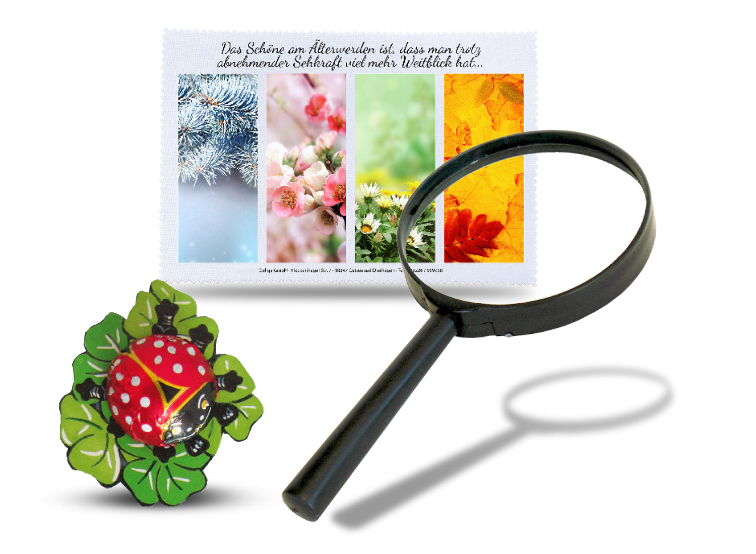 Leselupe/Brillenputztuch