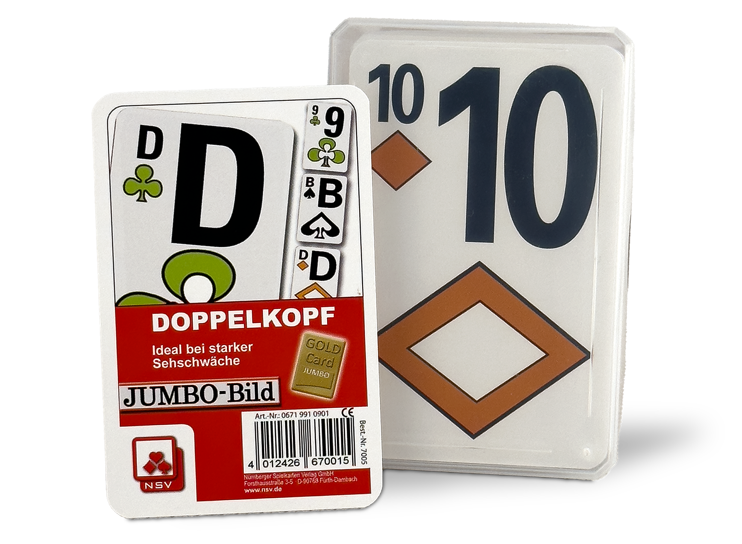Doppelkopf für Sehbehinderte