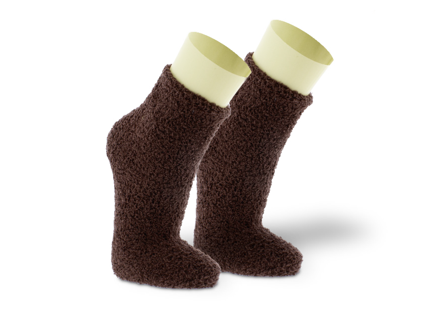 Kuschelsocken braun/ABS/Herren