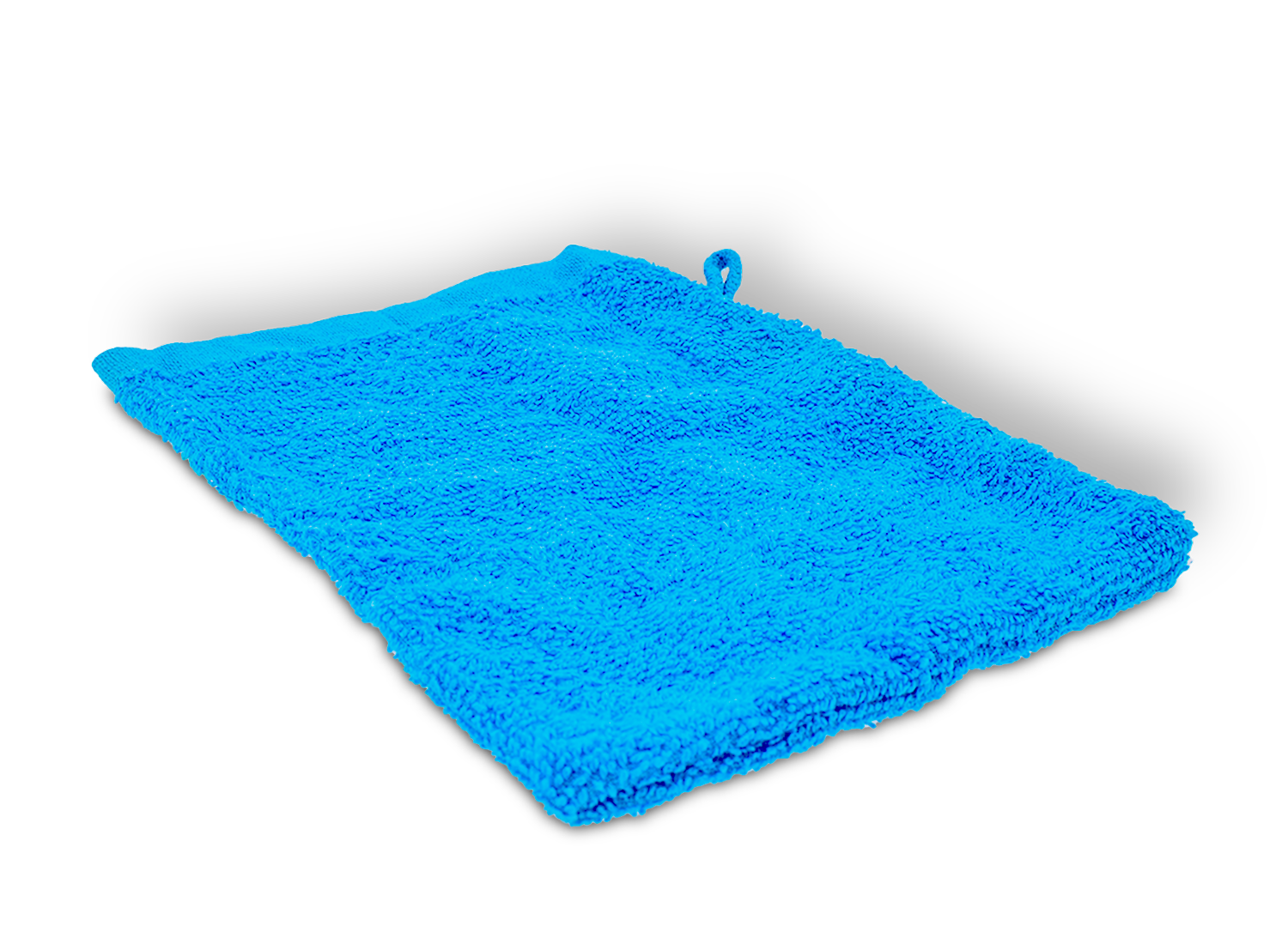 Waschhandschuh blau