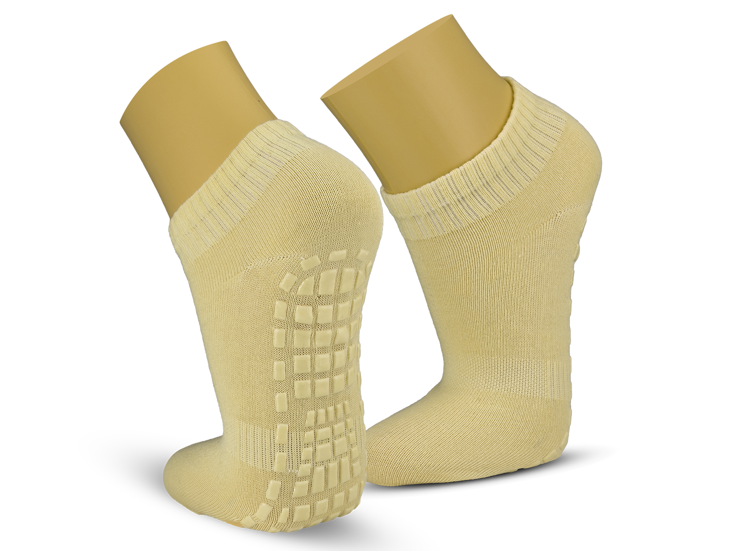 Cremefarbene Socken mit ABS für Personal