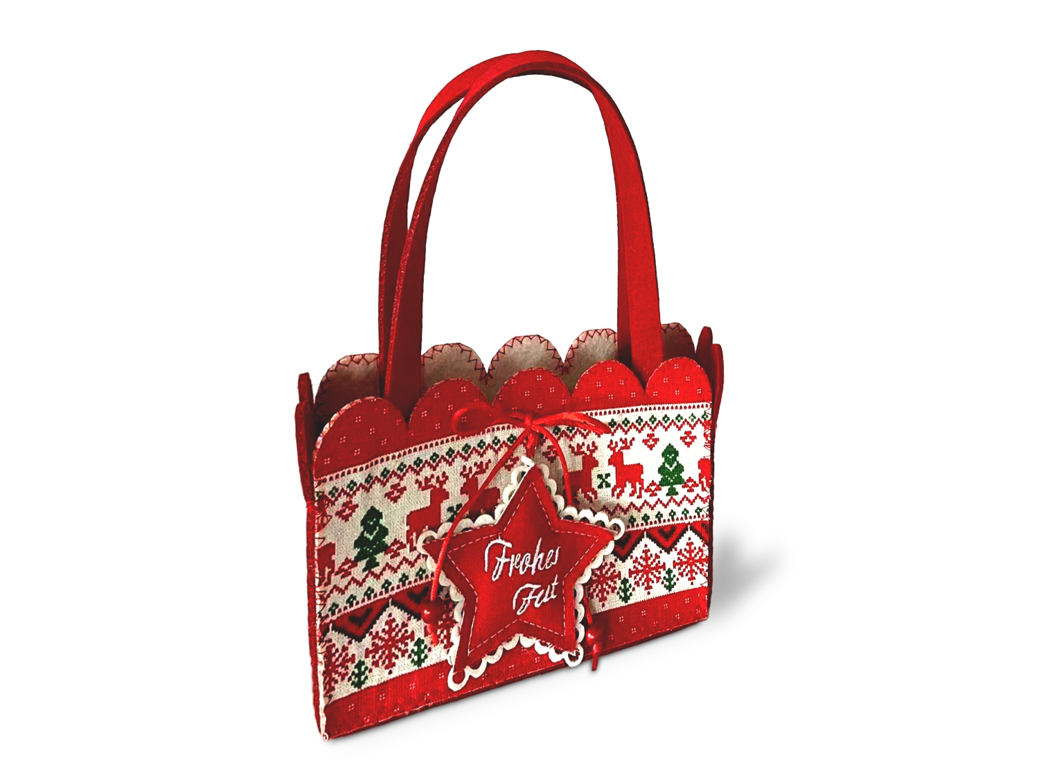 Filztasche "Frohes Fest"