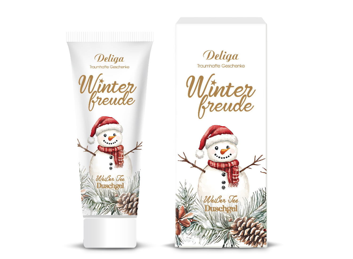„Winterfreude“ Duschgel in Faltschachtel 75 ml