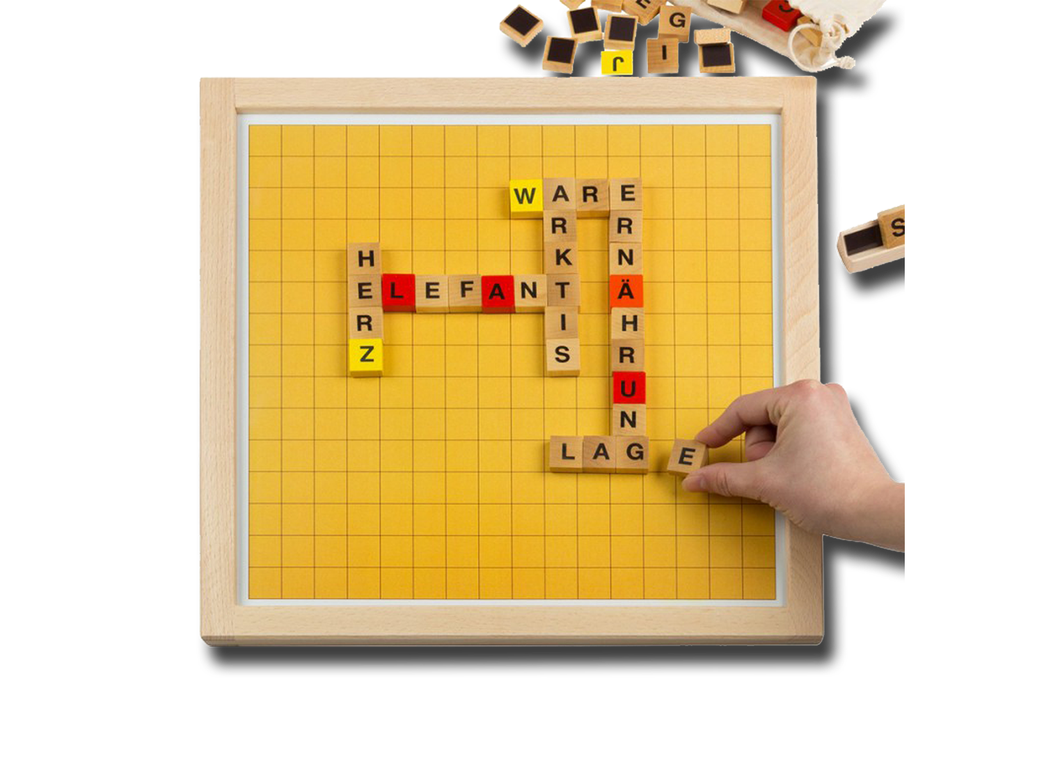 Kreuzwörterspiel magnetisch