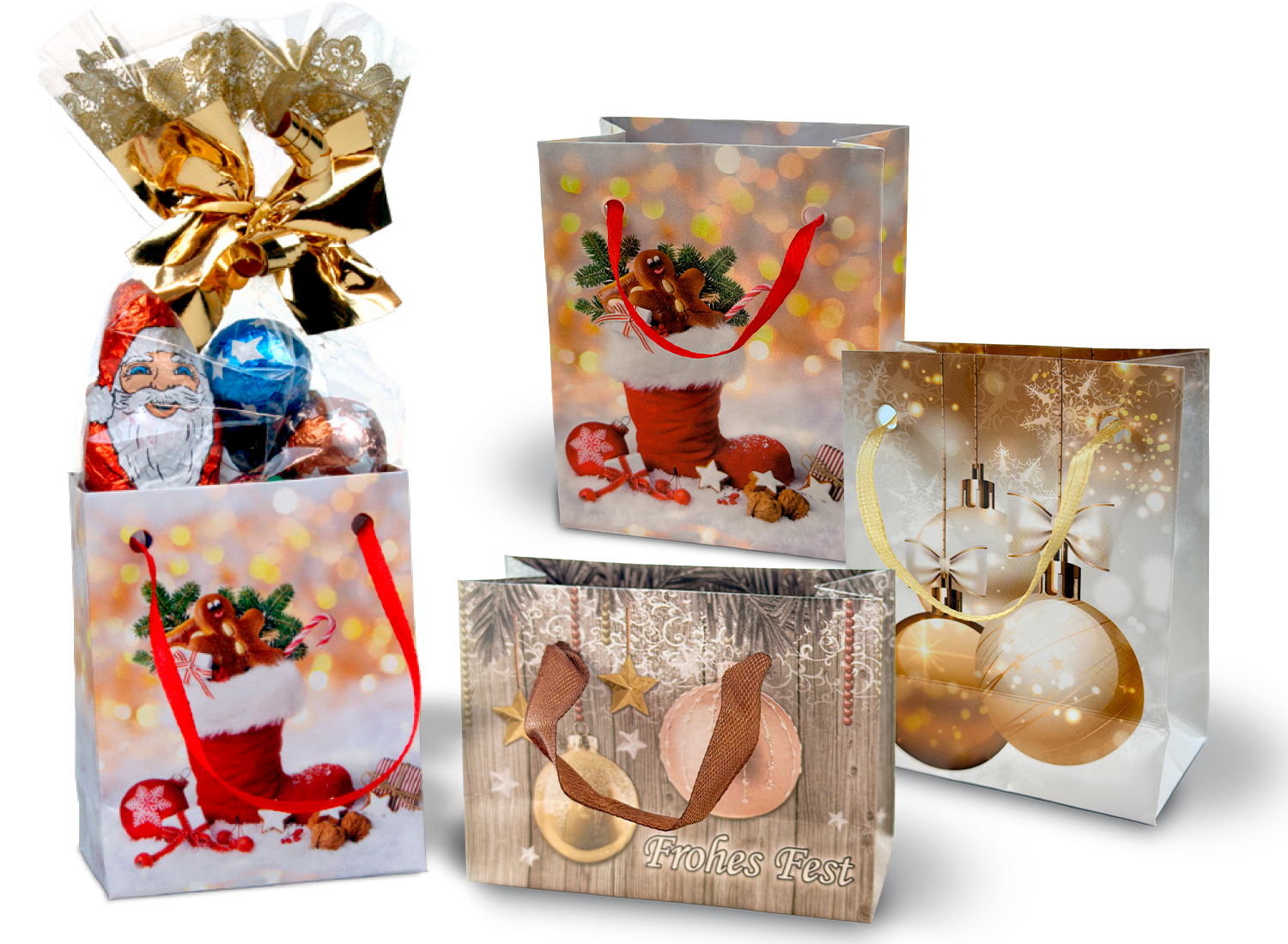 Gefülltes Weihnachtstütchen gemischt