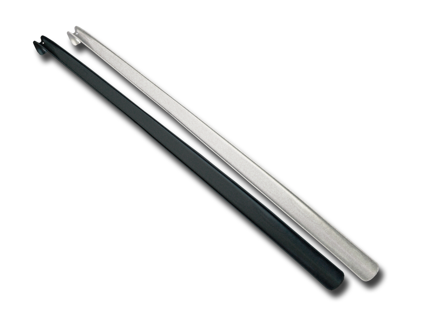 Schuhanzieher schwarz/silber